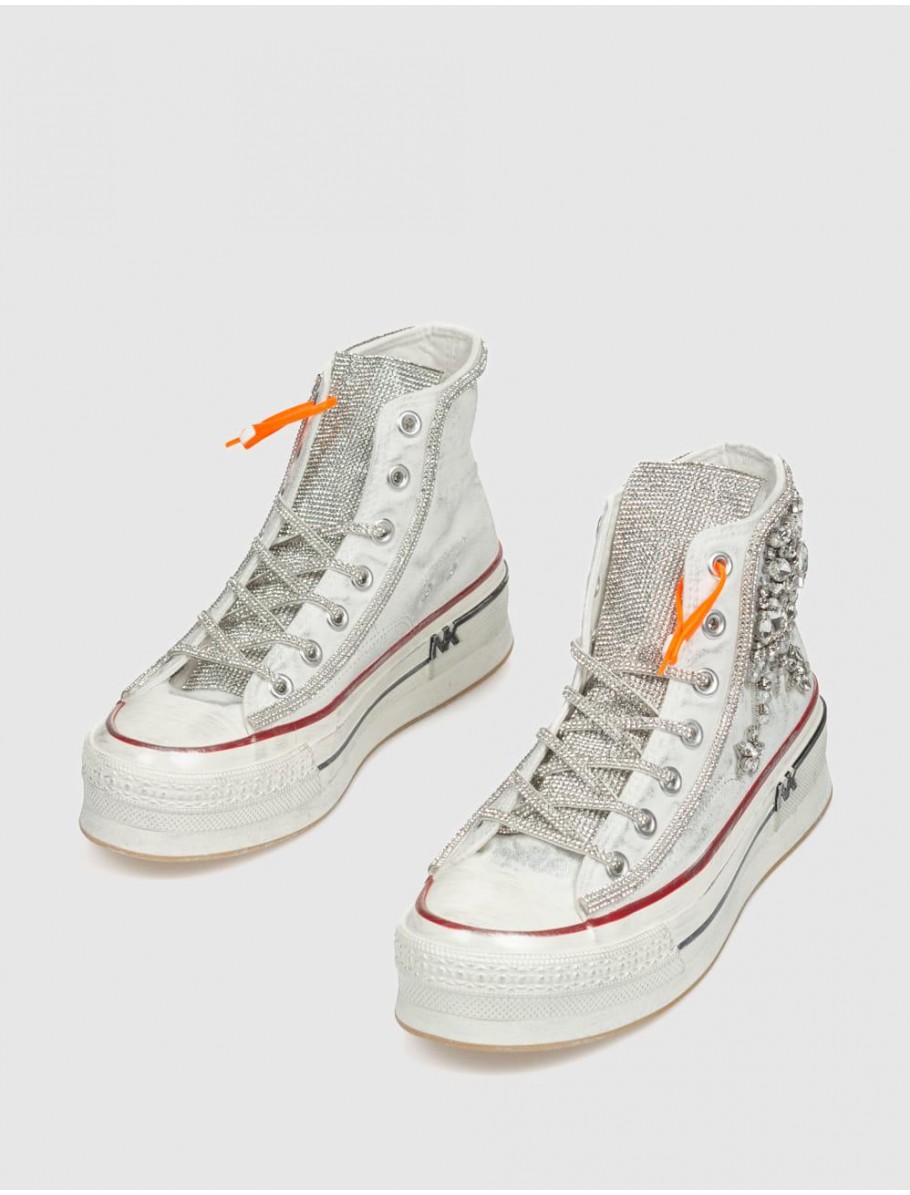 ZAPATILLA ABOTINADA NAN KU NA 03 BLANCO