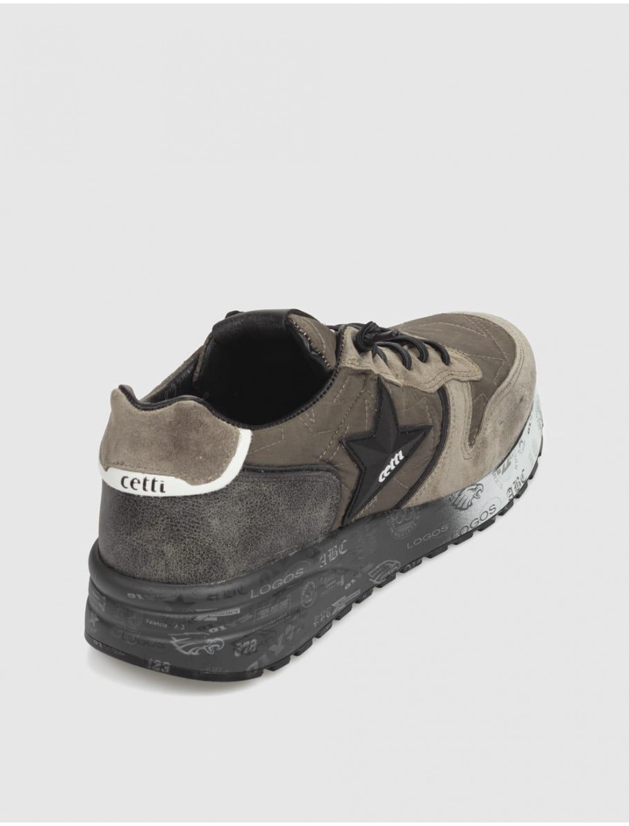 ZAPATILLA CETTI 1353 TAUPE