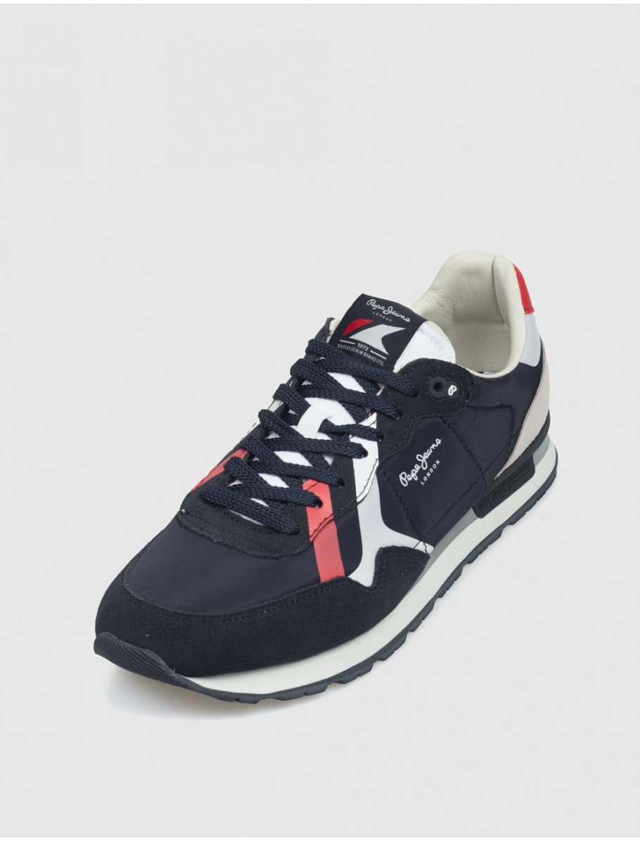 ZAPATILLA PEPE JEANS BRIT ROAD MARINO