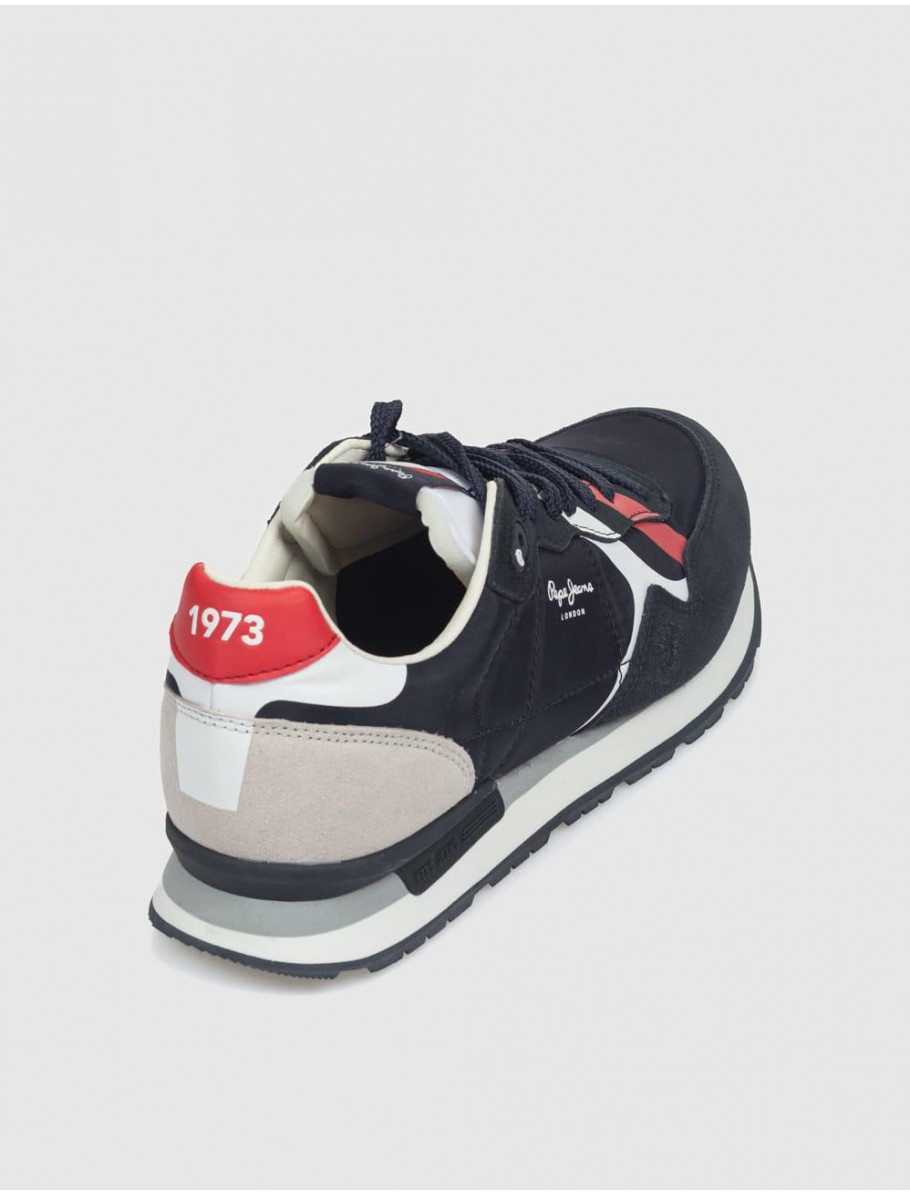 ZAPATILLA PEPE JEANS BRIT ROAD MARINO