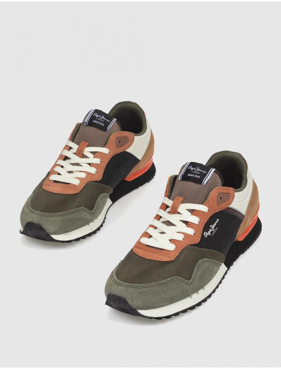 ZAPATILLA PEPE JEANS LONDON GRADE M VERDE