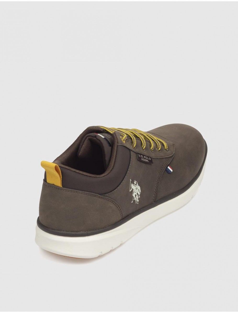 ZAPATILLA US POLO ASSN YGOR009M MARRoN
