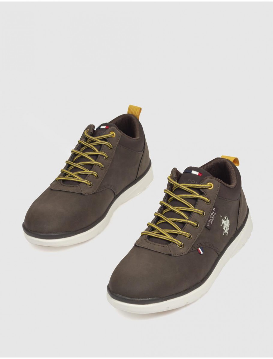 ZAPATILLA US POLO ASSN YGOR009M MARRoN