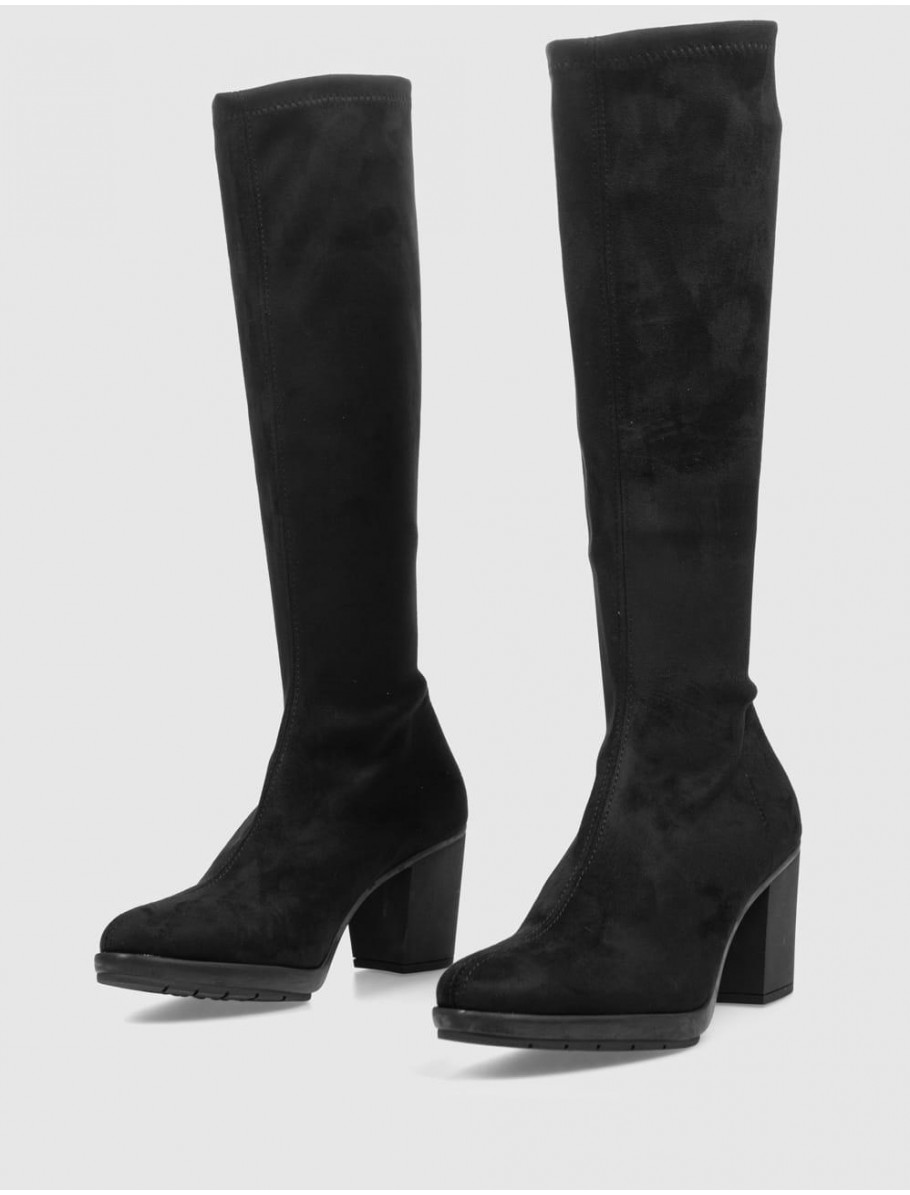 BOTA MISS ELASTIC CARO 77018 NEGRO