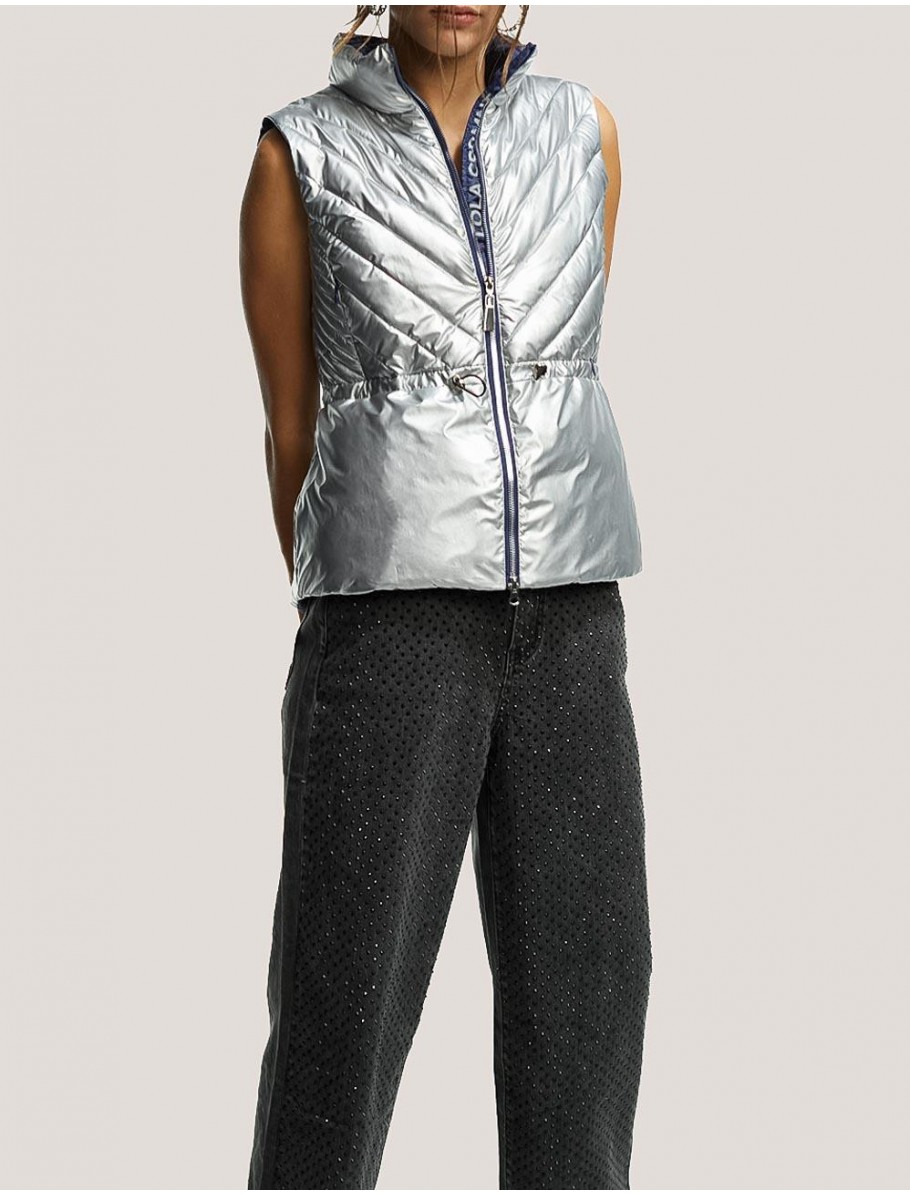 CHALECO LOLA CASADEMUNT LF2401003 PLATA