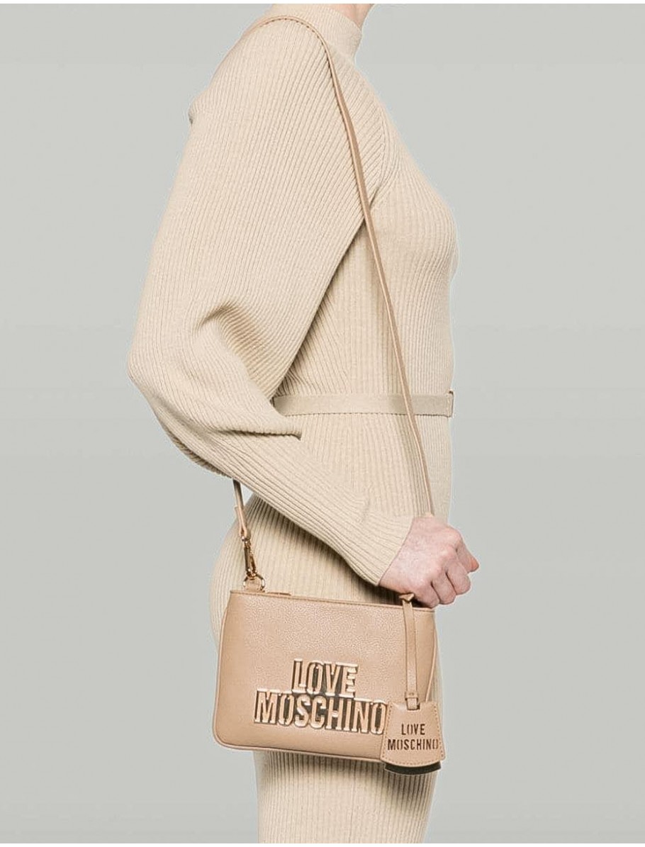 BOLSO LOVE MOSCHINO JC4336PP0L KO0 BEIG