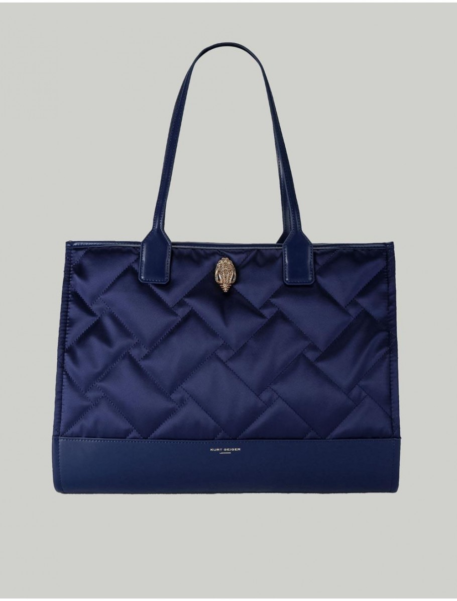 BOLSO KURT GEIGER RECYCLED SQ SM SHOPPER AZUL