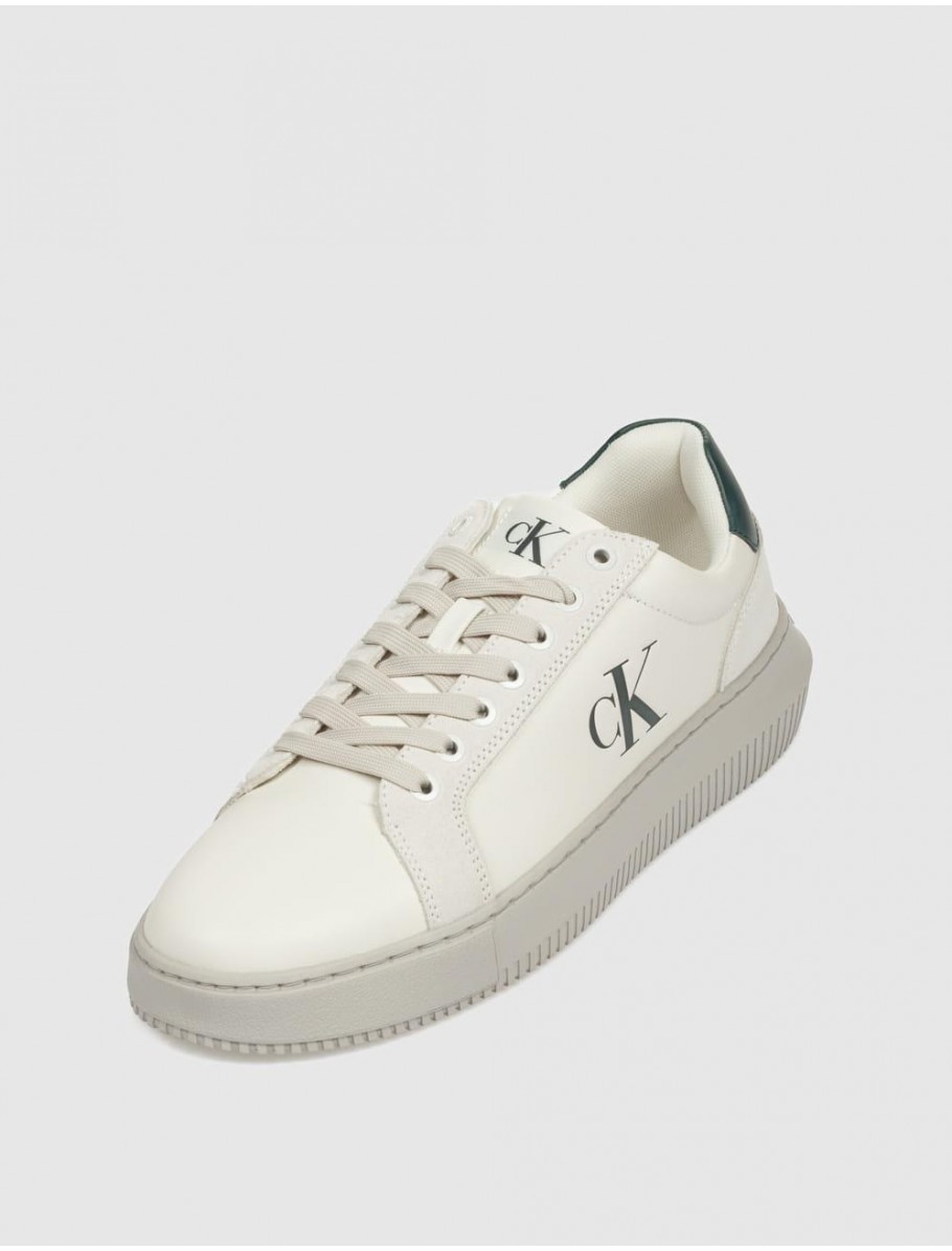 ZAPATILLA CALVIN KLEIN CHUNKY CUPSOLE AUTHENTIC BEIG