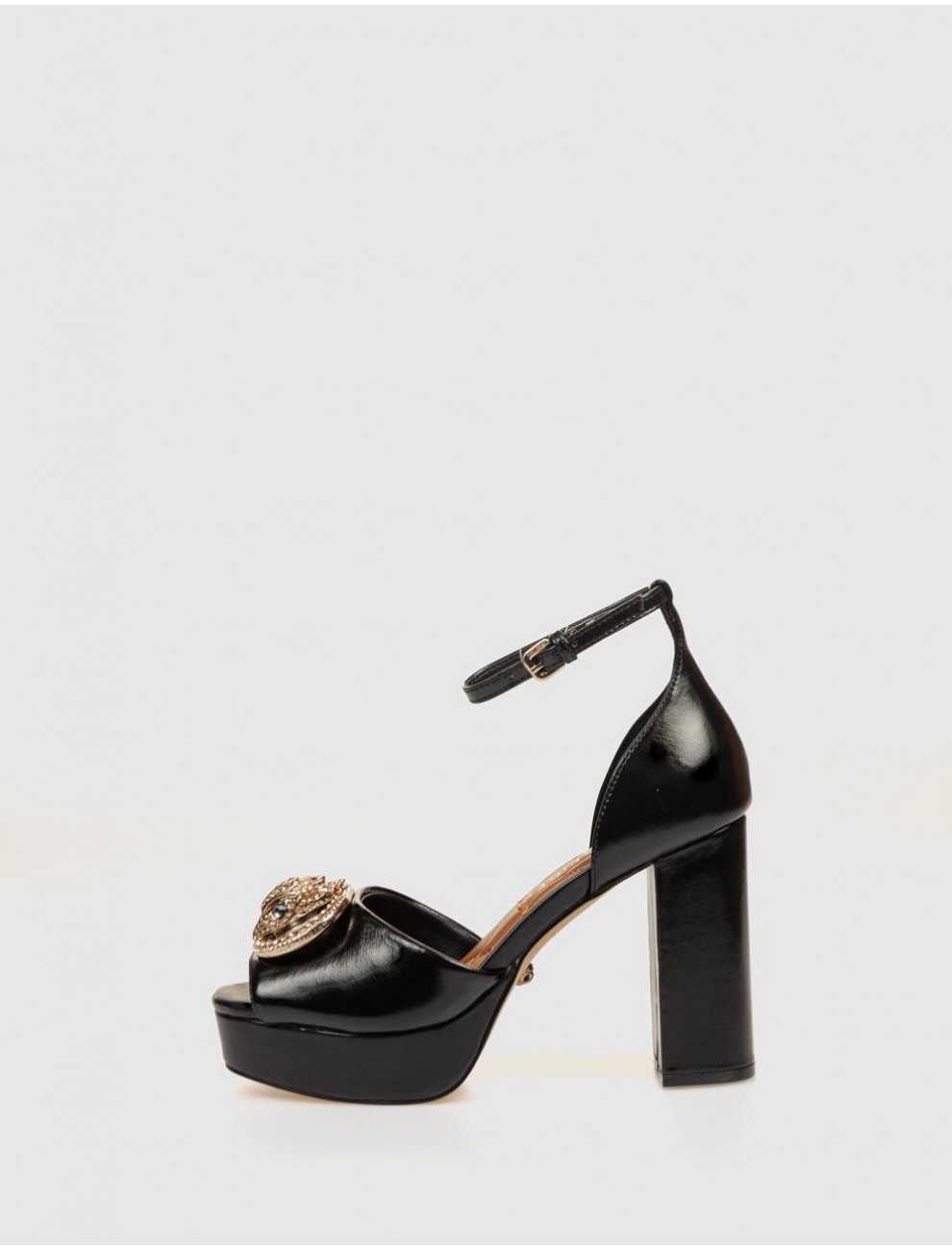 SANDALIA KURT GEIGER CHELSEA PLATFORM SANDAL NEGRO