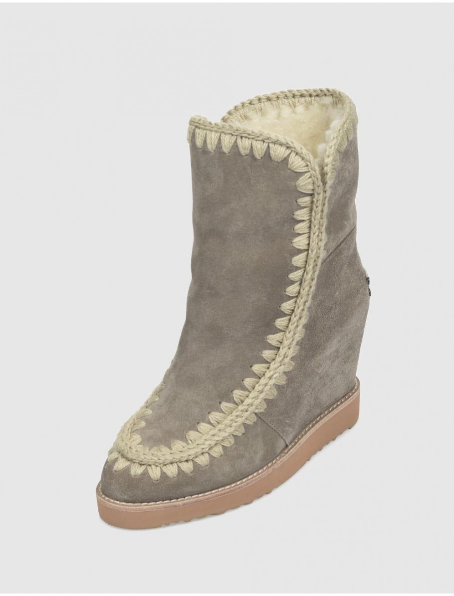 BOTA MOU FRENCH TOE WEDGE SHORT GRIS