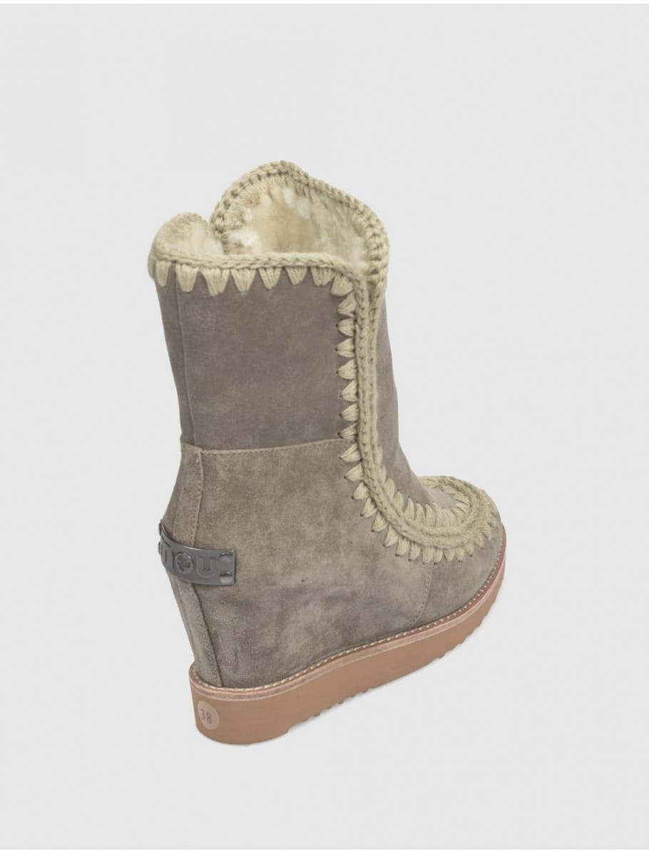 BOTA MOU FRENCH TOE WEDGE SHORT GRIS