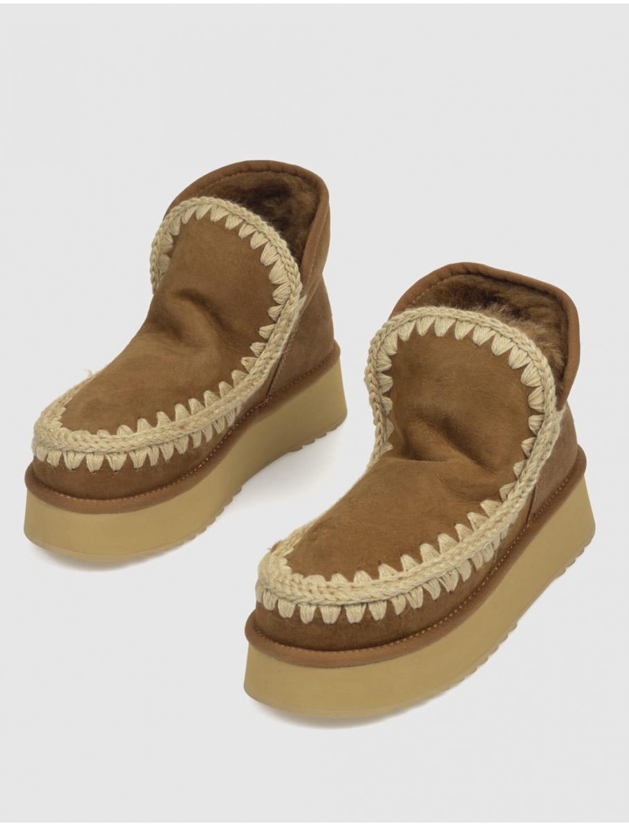 BOTiN MOU MINI ESKIMO PLATFORM CUERO