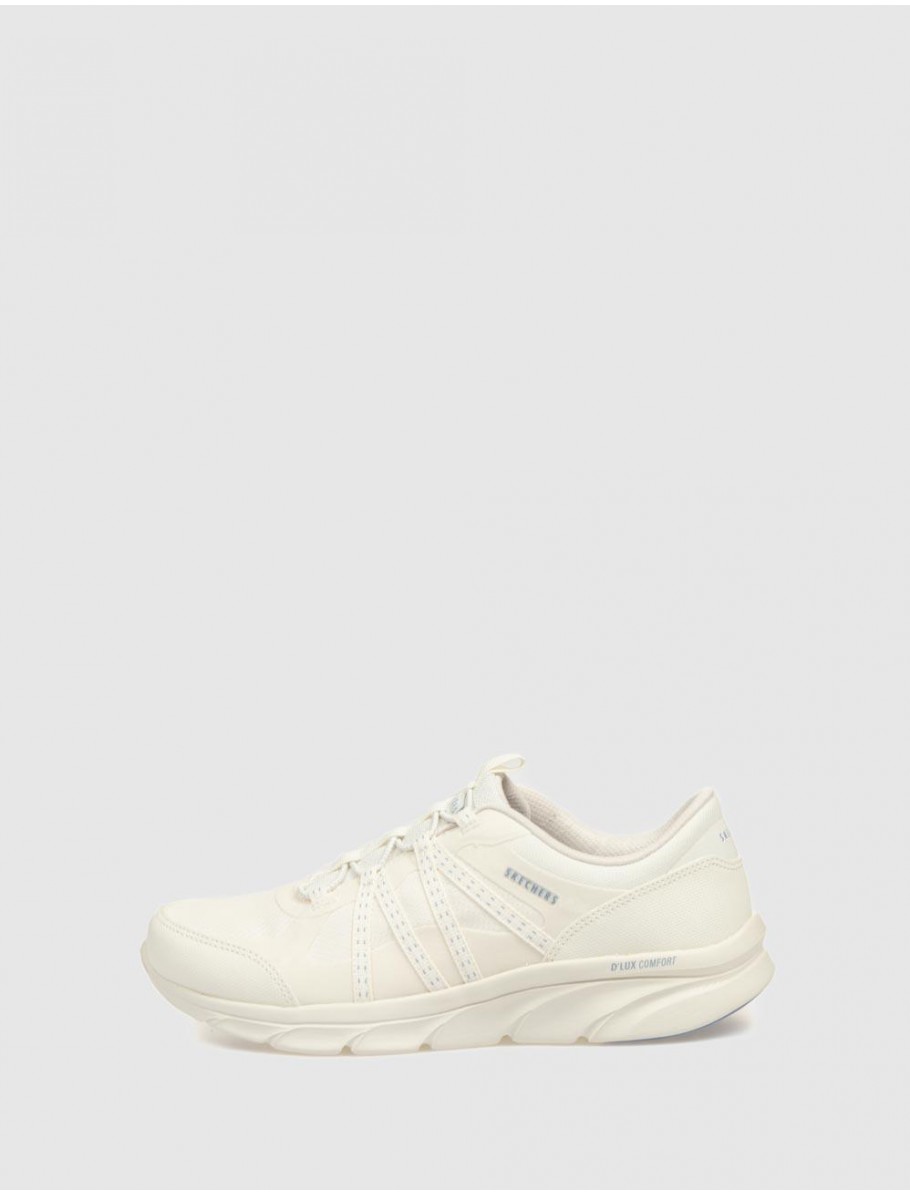 ZAPATILLA SKECHERS DLUX COMFORT BEIG
