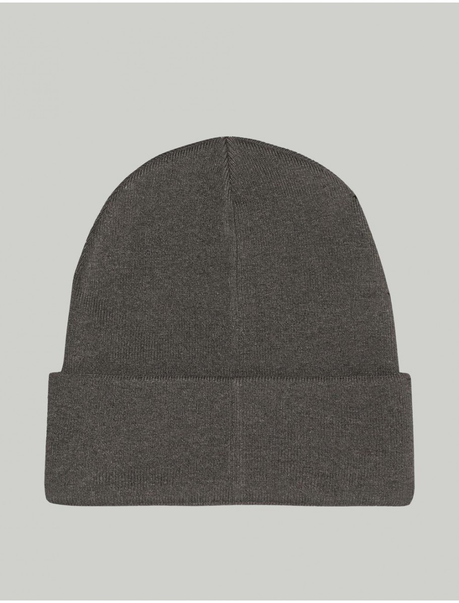 GORRO CALVIN KLEIN THICK EMBROIDERY BEANIE GRIS