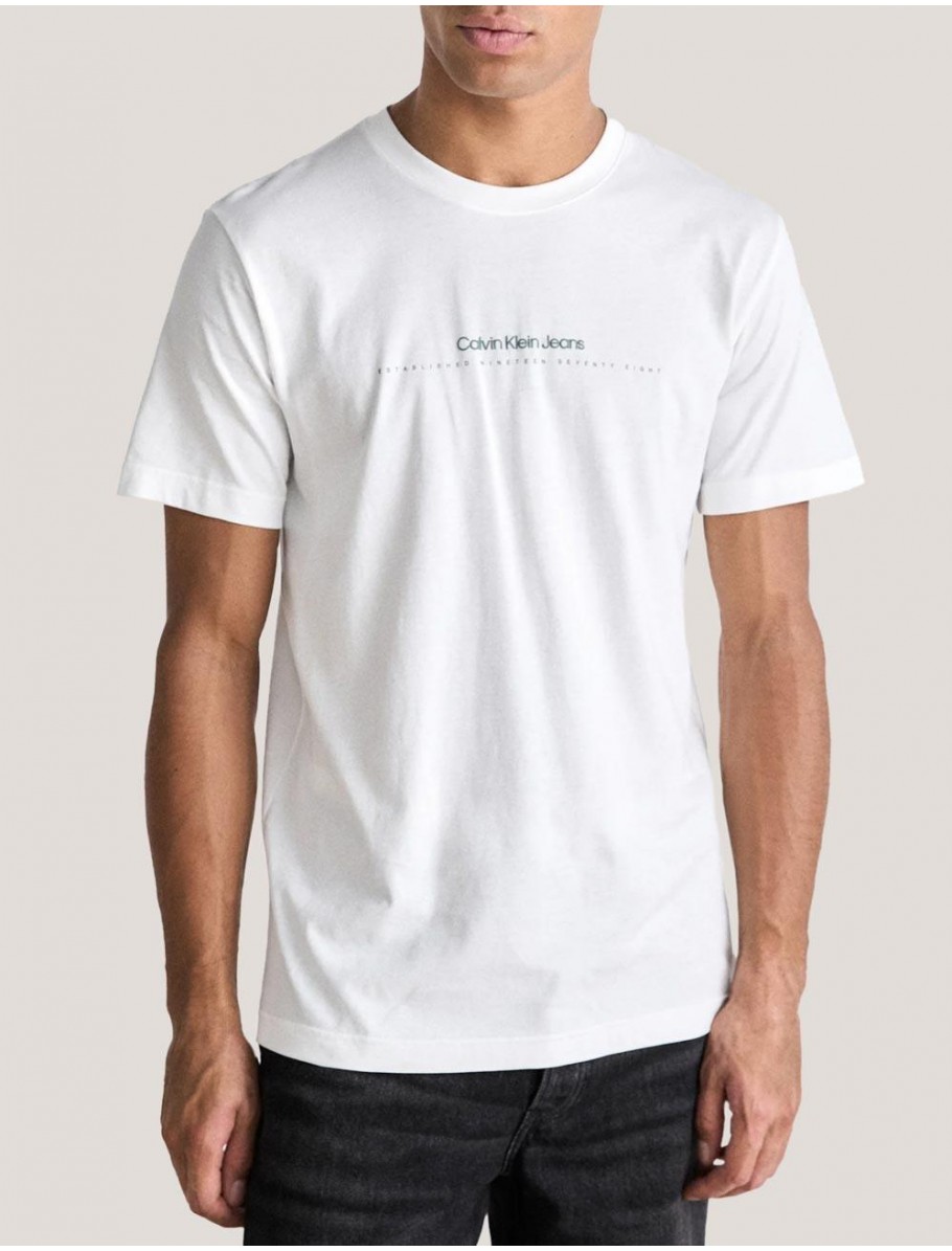 CAMISETA CALVIN KLEIN MINIMAL LOGO TEE BLANCO