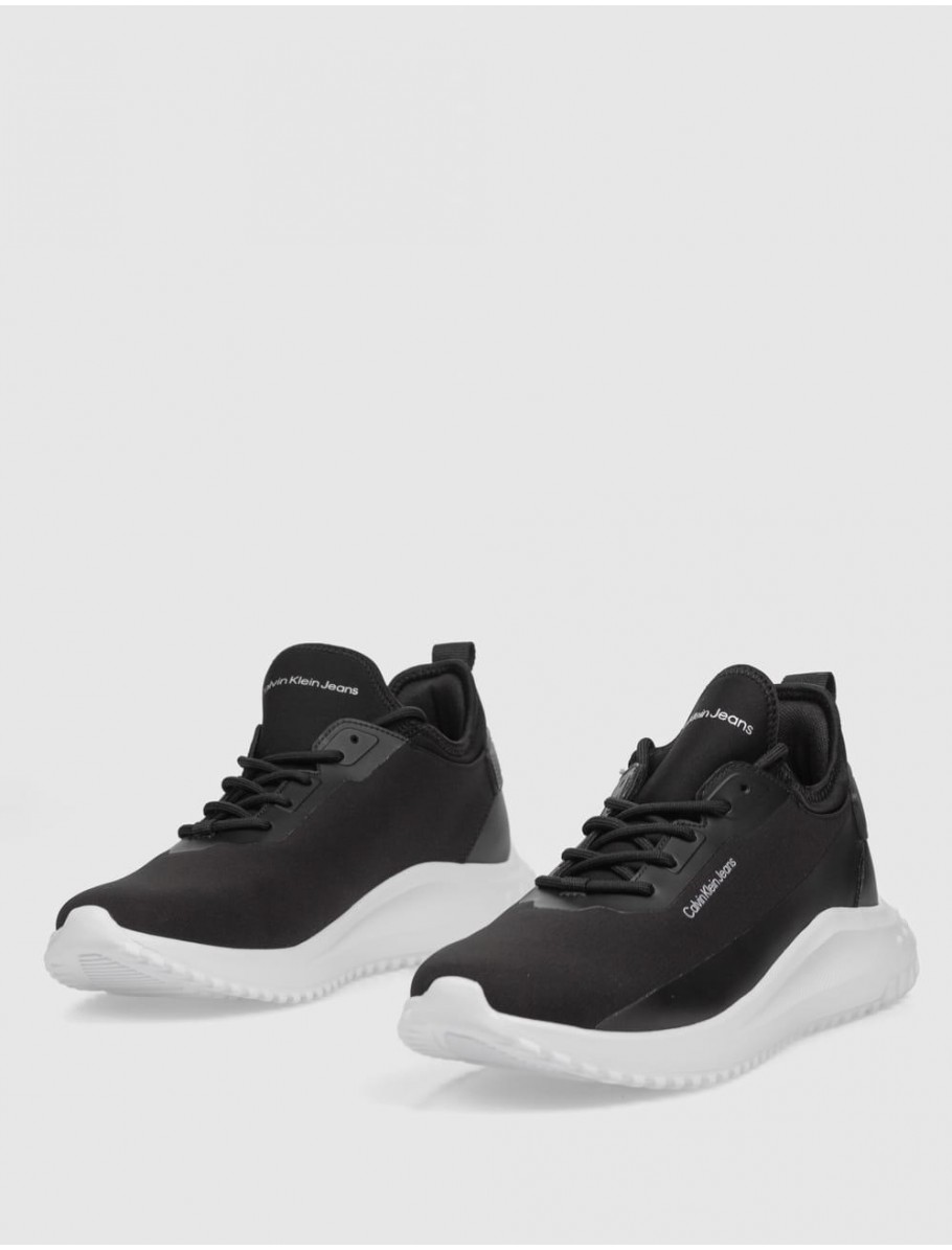 ZAPATILLA CALVIN KLEIN EVA RUNNER LOW INST HB NEGRO