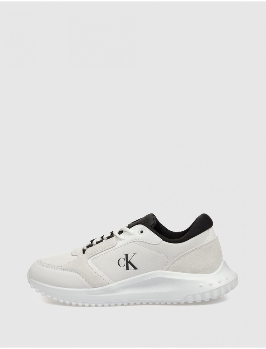 ZAPATILLA CALVIN KLEIN EVA RUNNER LOW MG WMM BLANCO