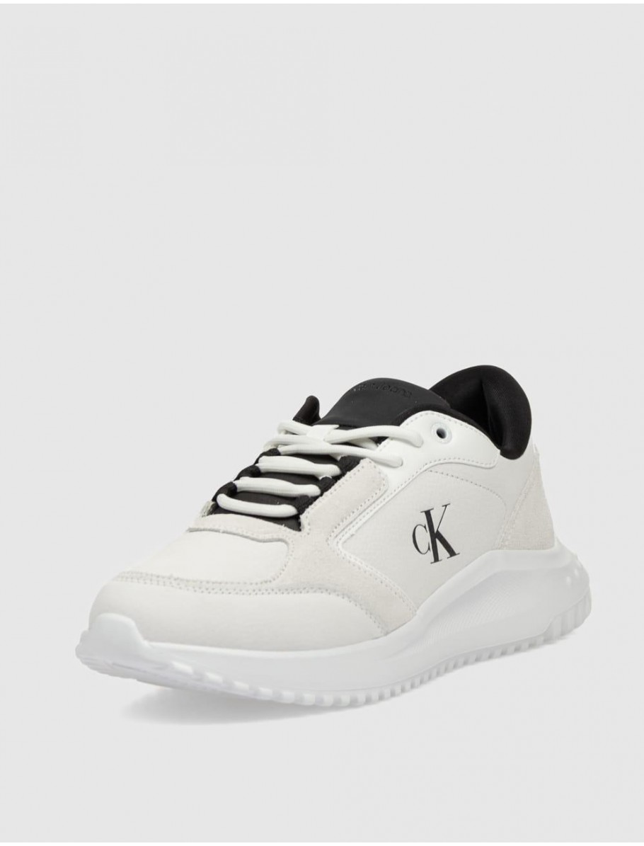 ZAPATILLA CALVIN KLEIN EVA RUNNER LOW MG WMM BLANCO