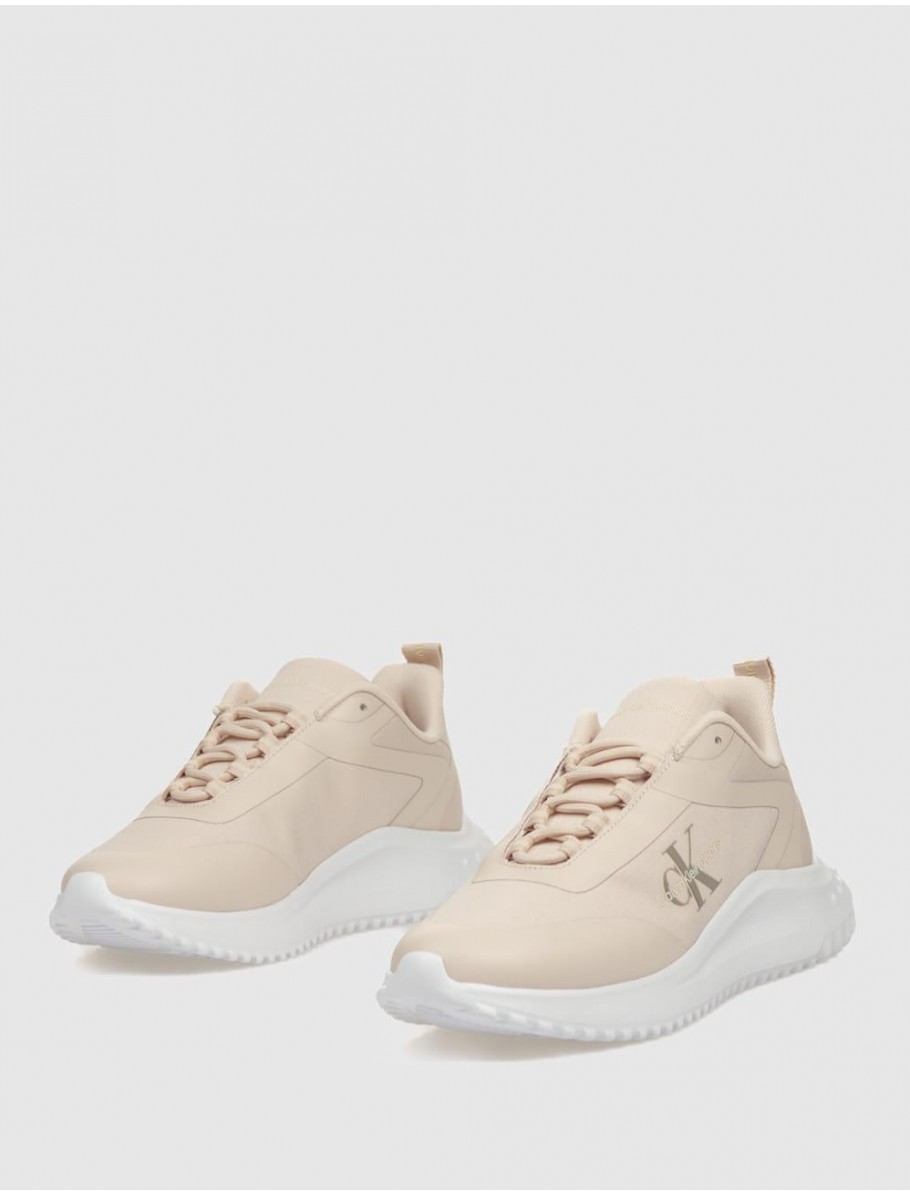 ZAPATILLA CALVIN KLEIN EVA RUNNER LOW LACE MIX ML WN ROSA