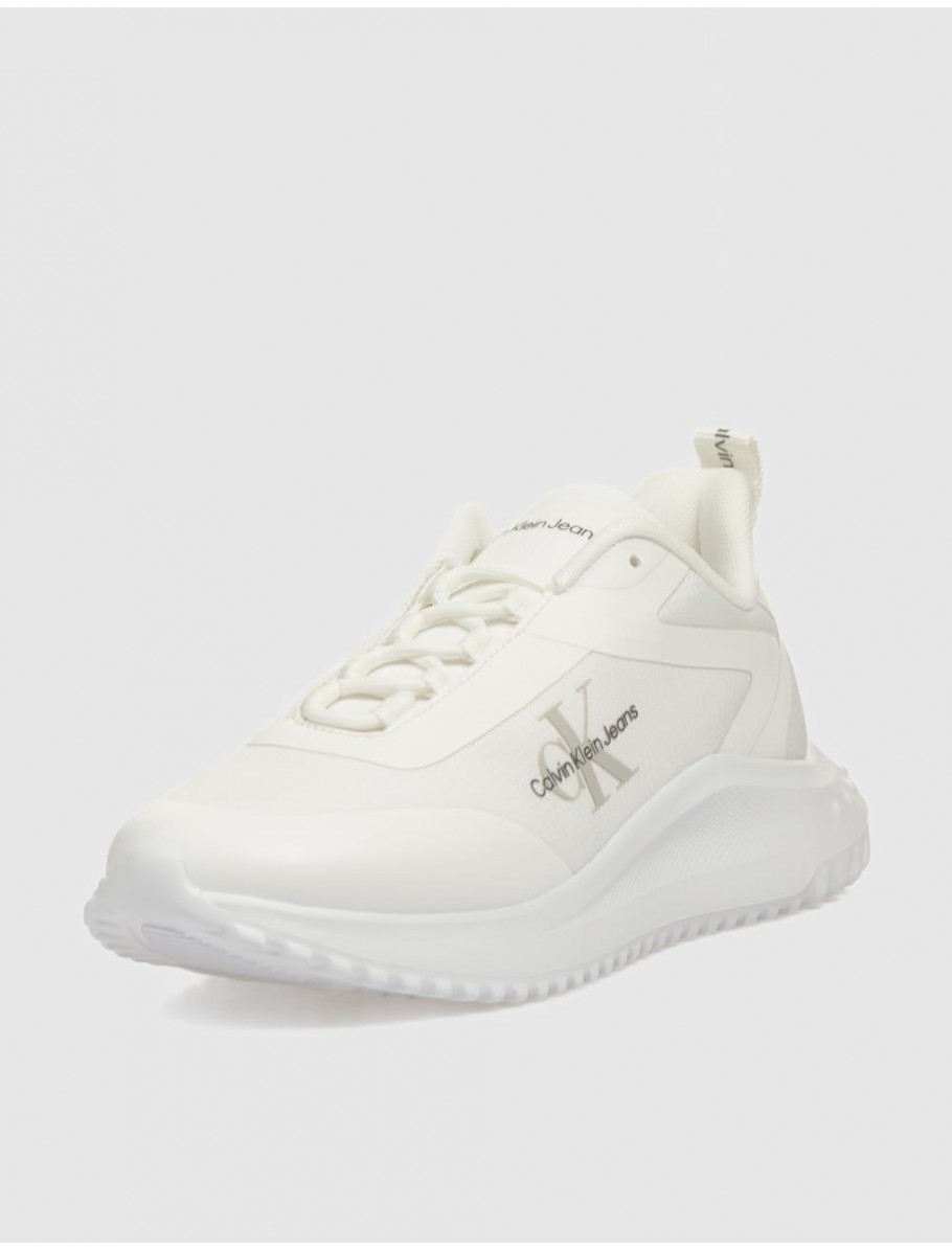 ZAPATILLA CALVIN KLEIN EVA RUNNER LOW LACE MIX ML WN BLANCO