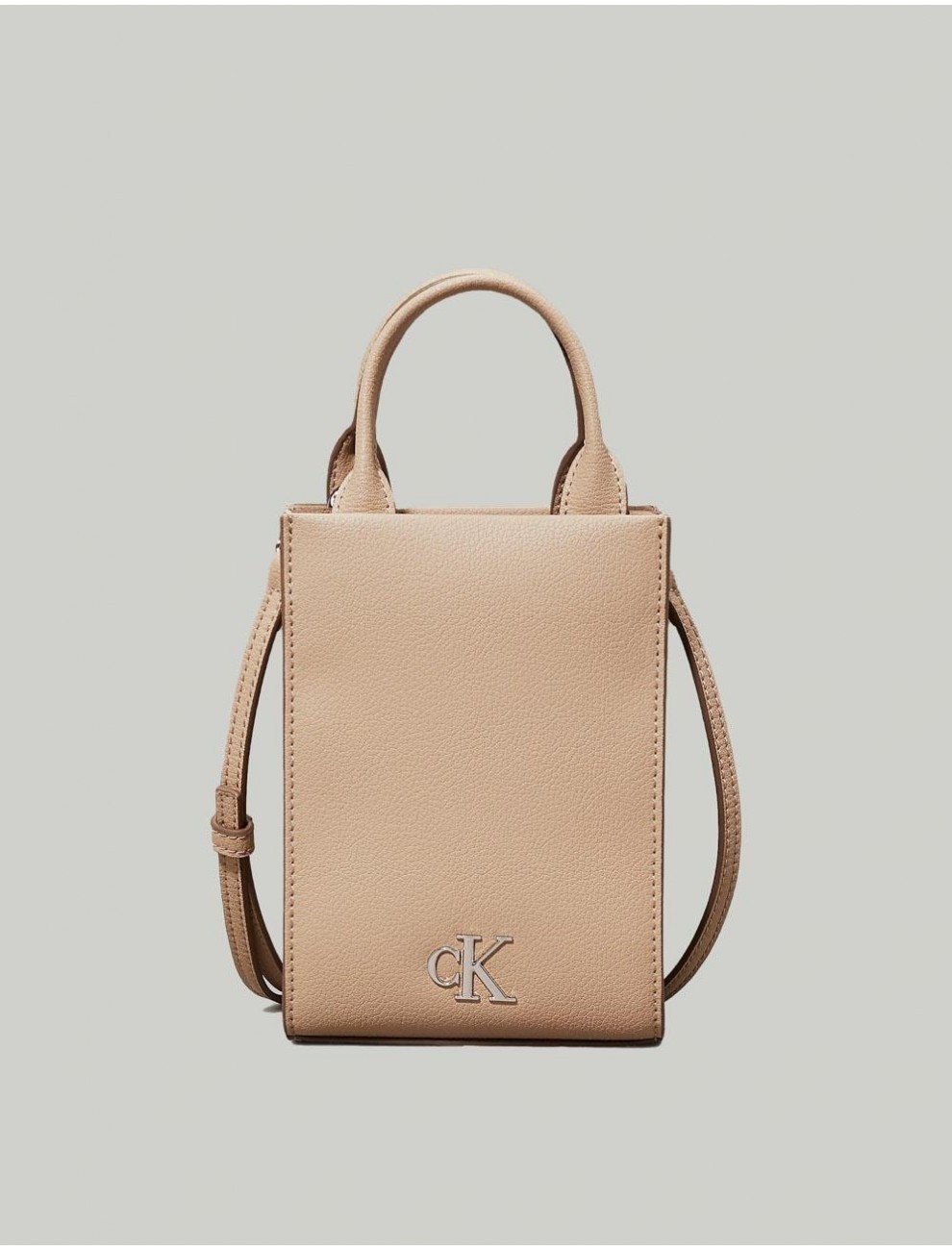 BOLSO CALVIN KLEIN MINIMAL MONOGRAM TOTE18 BEIG