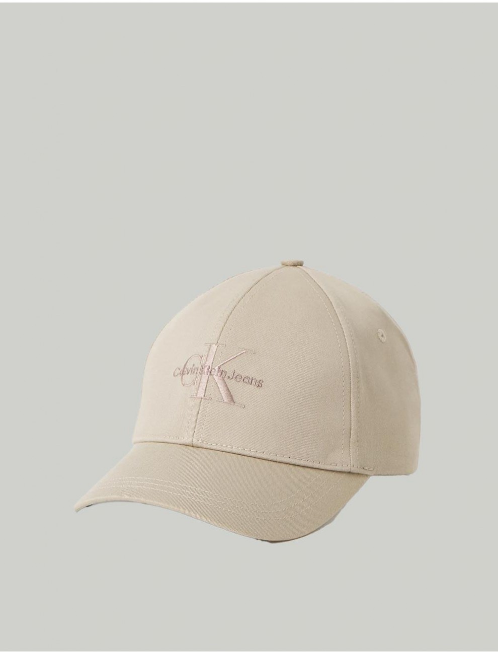 GORRA CALVIN KLEIN MONO LOGO EMBRO CAP BEIG