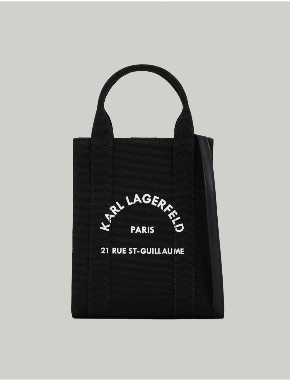 BOLSO KARL LAGERFED RSG SQUARE SMALL TOTE NEGRO