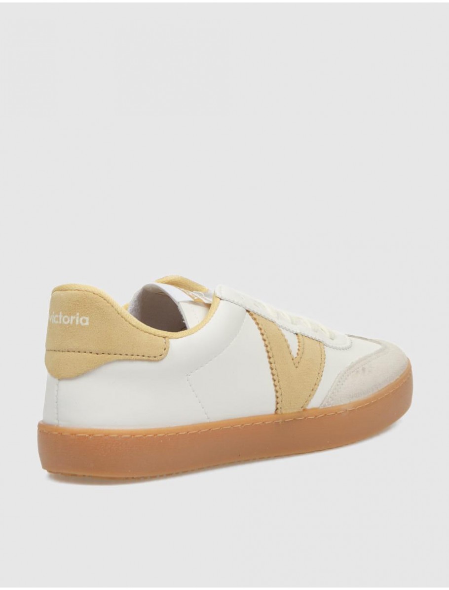 ZAPATILLA VICTORIA BERLIN BLANCO AMARILLO