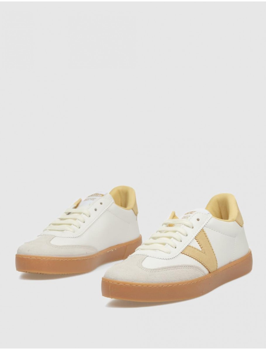 ZAPATILLA VICTORIA BERLIN BLANCO AMARILLO
