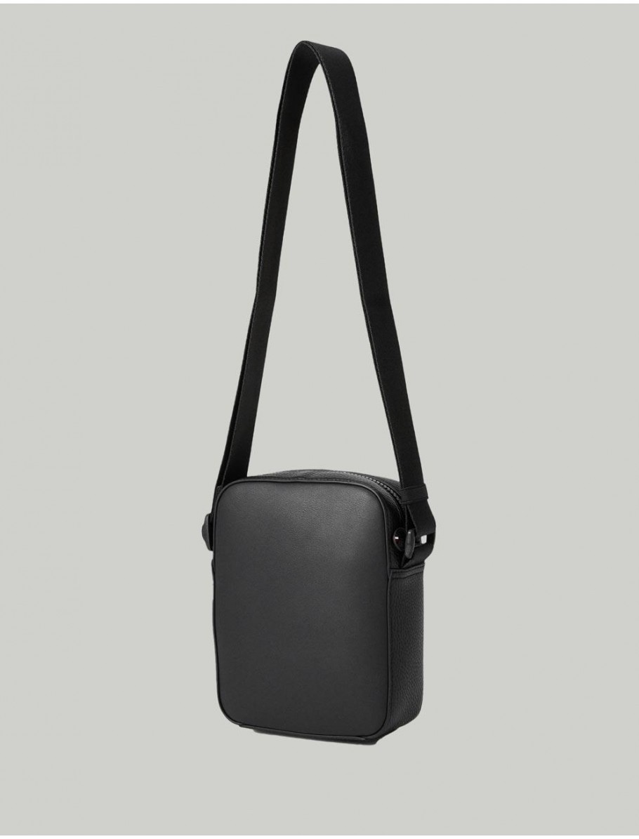 BANDOLERA TOMMY HILFIGER TH FOUNDATION MINIREPORTER NEGRO