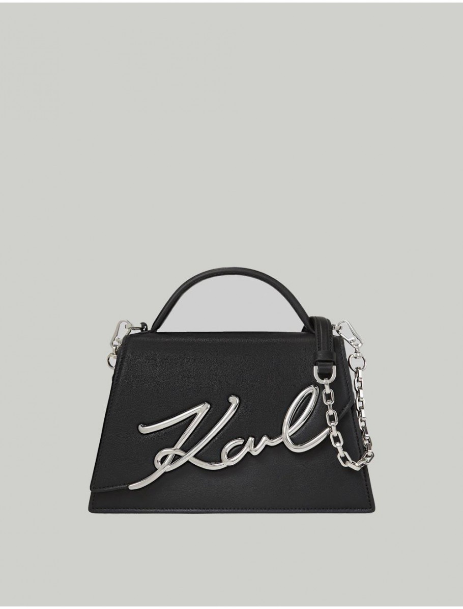 BOLSO KARL LAGERFED K SIGNATURE 20 MD CORSSBODY NEGRO