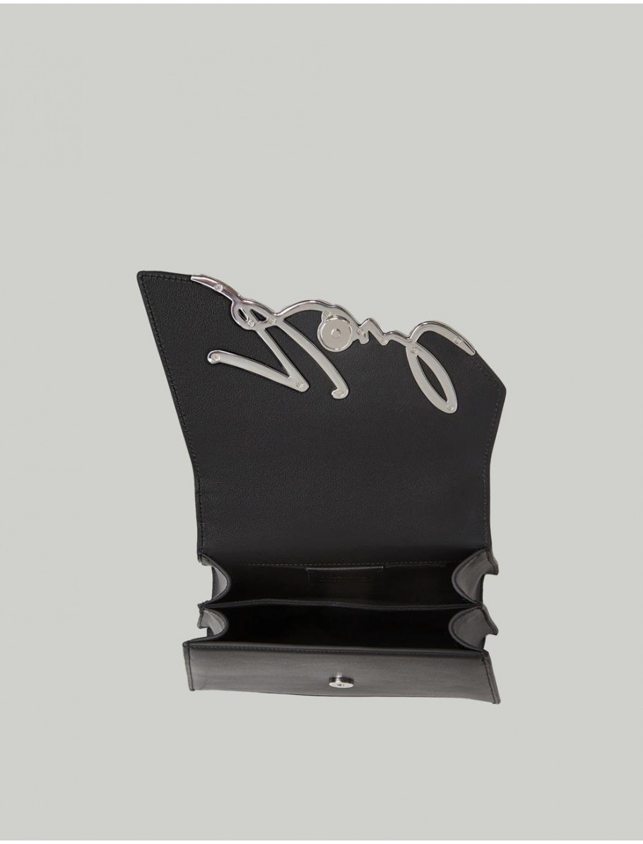 BOLSO KARL LAGERFED K SIGNATURE 20 MD CORSSBODY NEGRO
