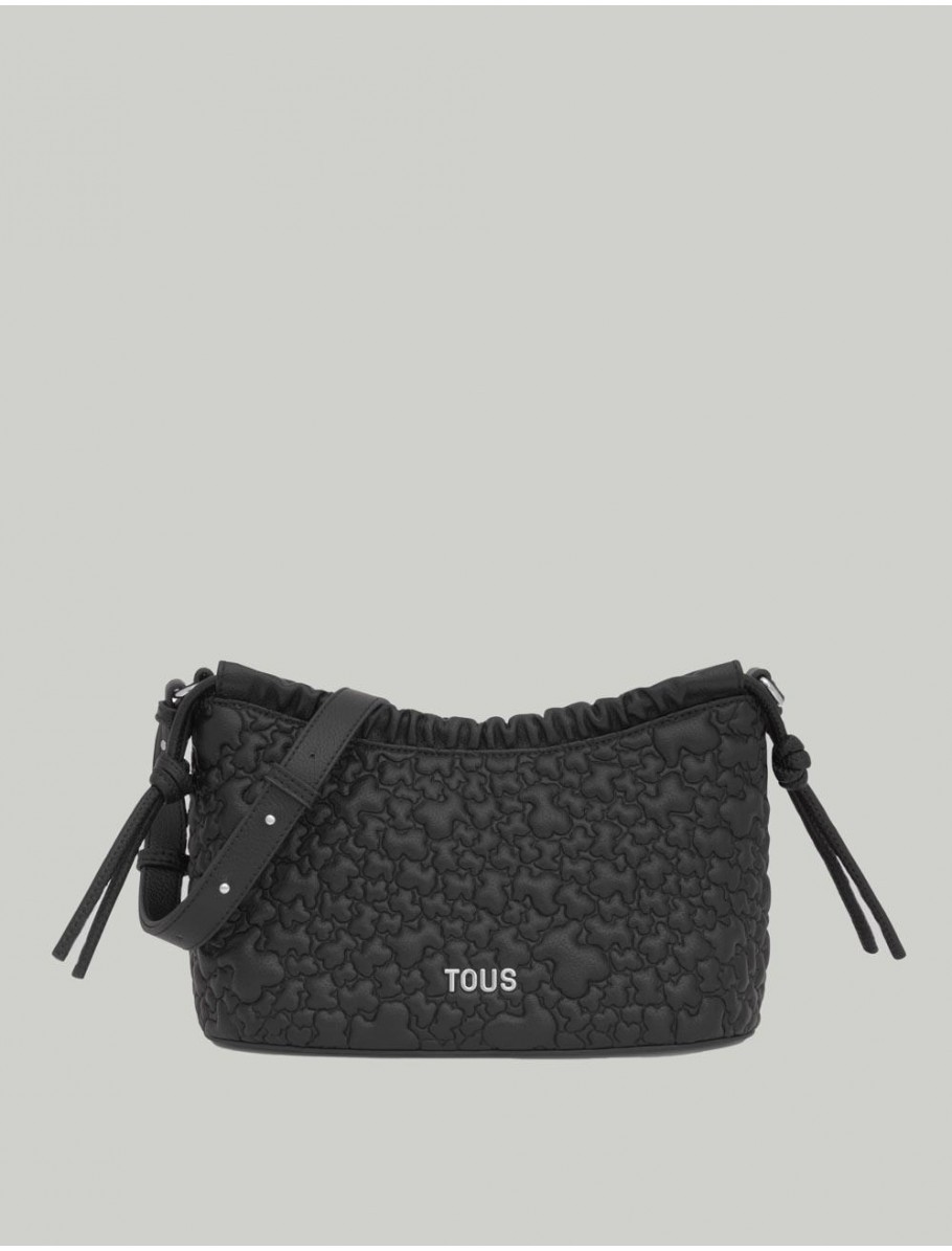 BOLSO TOUS TOUS PUFFY BEAR BANDOLERA M NEGRO