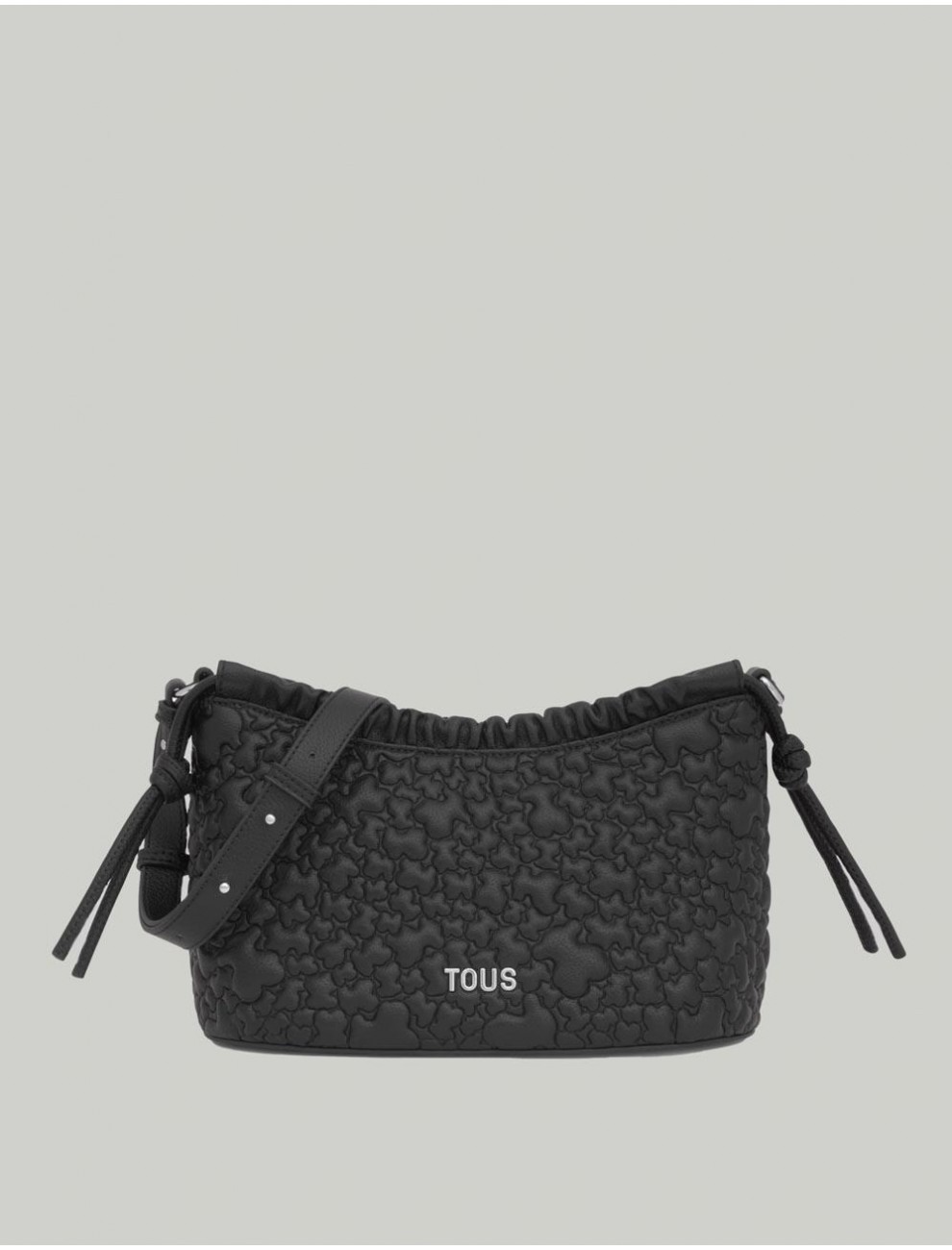BOLSO TOUS TOUS PUFFY BEAR BANDOLERA M NEGRO