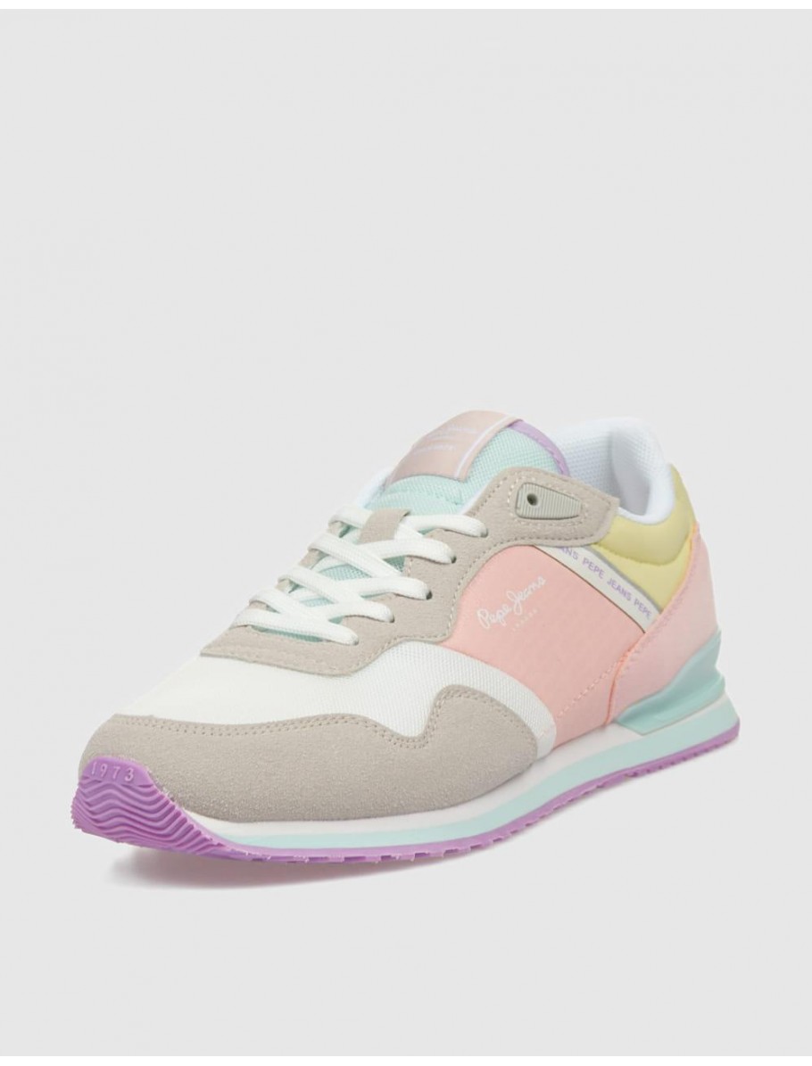 ZAPATILLA PEPE JEANS LONDON PRINT G GRIS