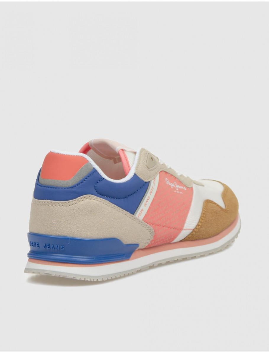 ZAPATILLA PEPE JEANS LONDON PRINT G BEIG