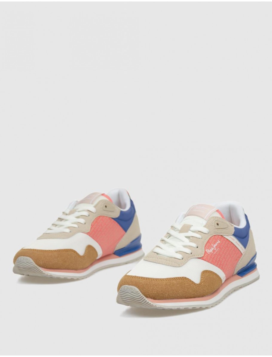 ZAPATILLA PEPE JEANS LONDON PRINT G BEIG