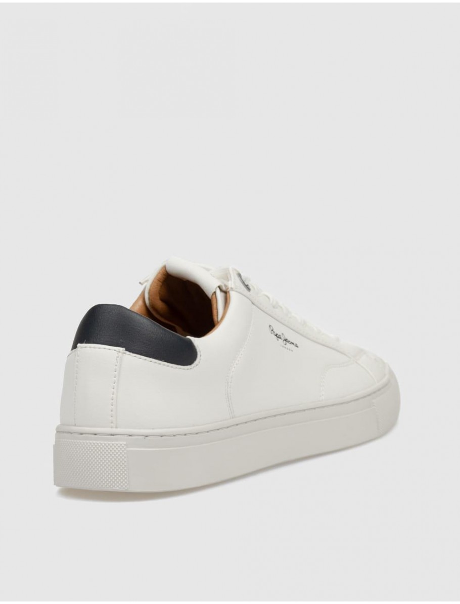 ZAPATILLA PEPE JEANS JOE BASIC BLANCO