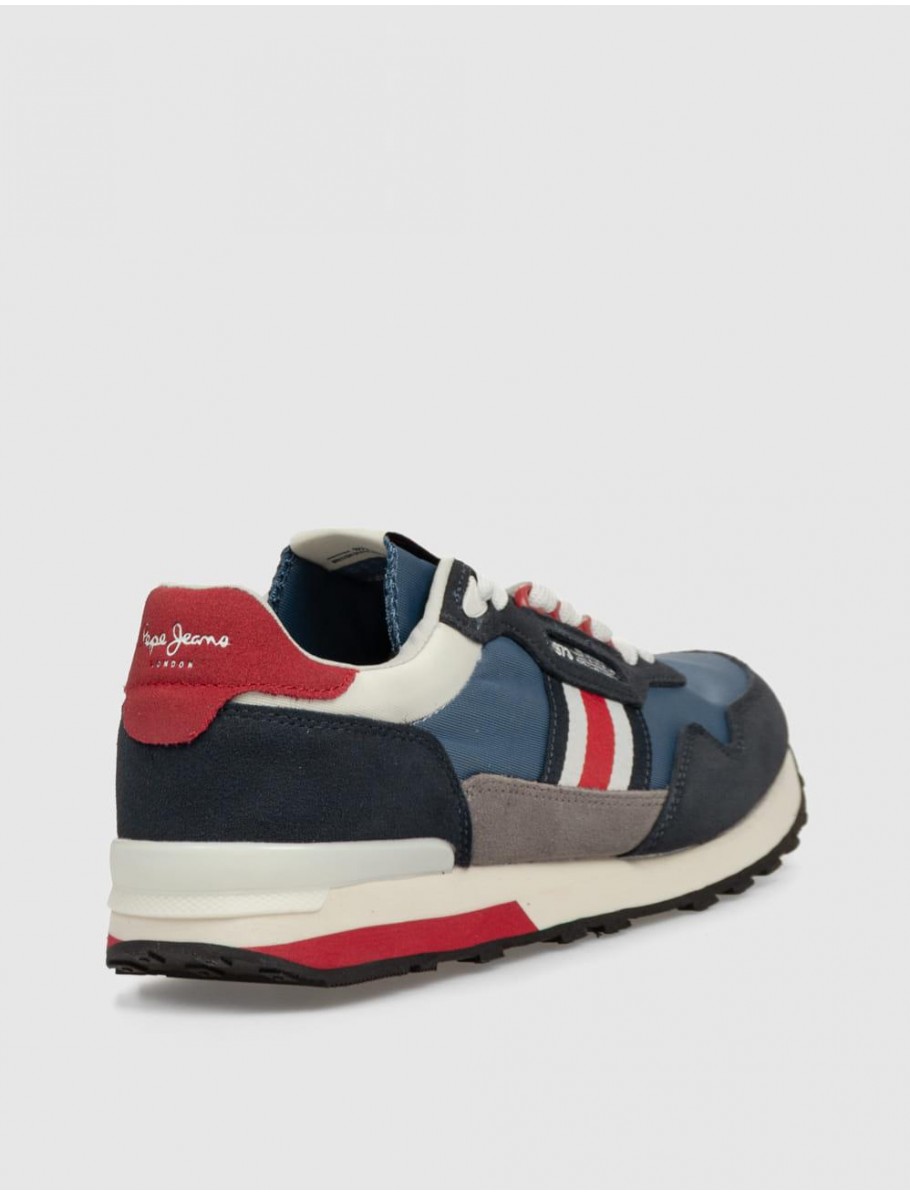 ZAPATILLA PEPE JEANS KINGSTON HERITAGE M MARINO