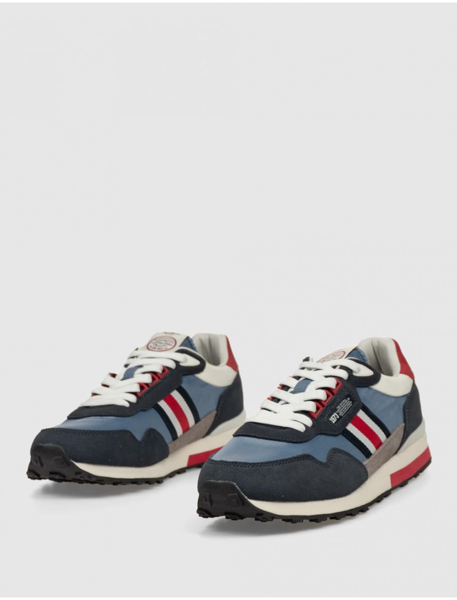 ZAPATILLA PEPE JEANS KINGSTON HERITAGE M MARINO