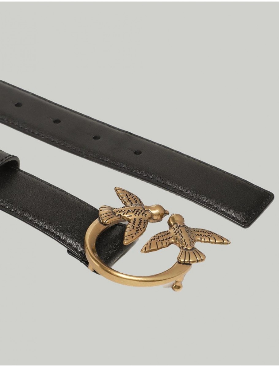 CINTURoN PINKO LOVE BERRY H3 NEGRO