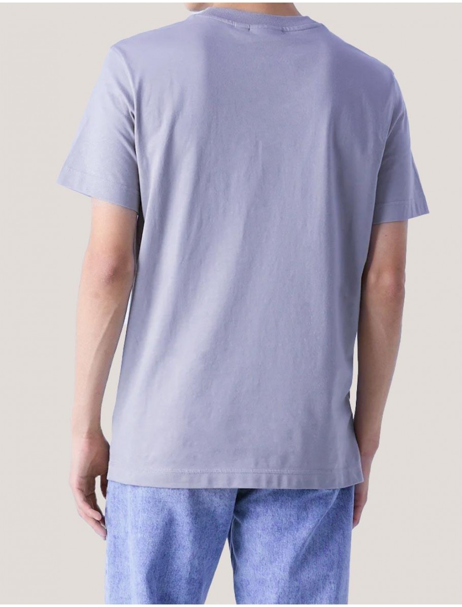 CAMISETA CALVIN KLEIN WOVEN LABEL REGULAR TEE LILA
