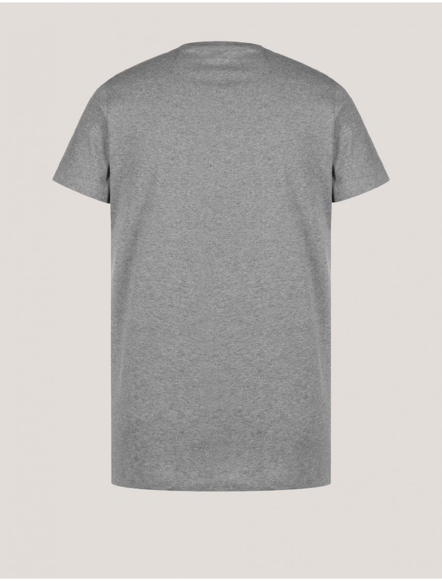 CAMISETA CALVIN KLEIN CORE MONOLOGO SLIM TEE GRIS