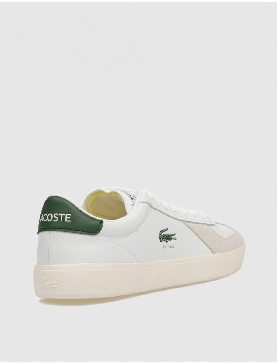 ZAPATILLA LACOSTE BASESHOT PRO BLANCO