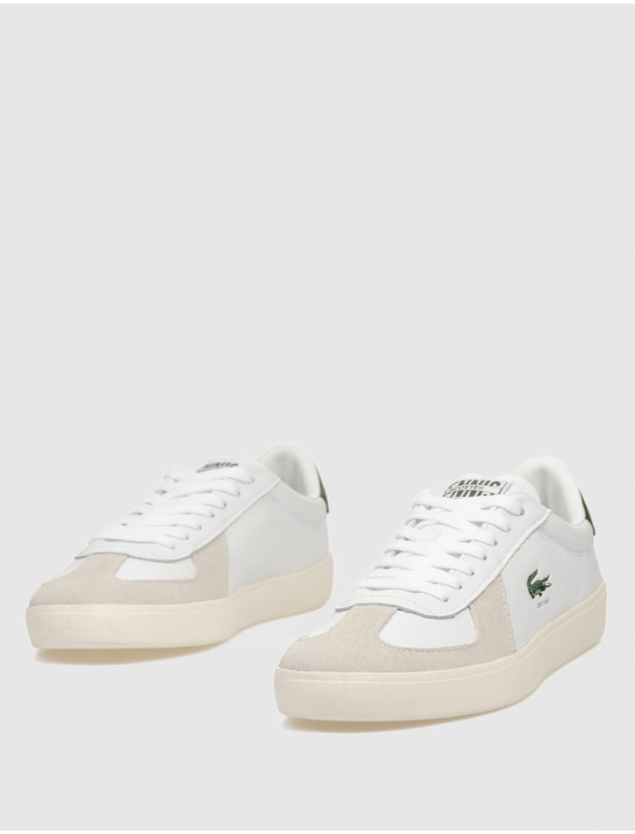 ZAPATILLA LACOSTE BASESHOT PRO BLANCO