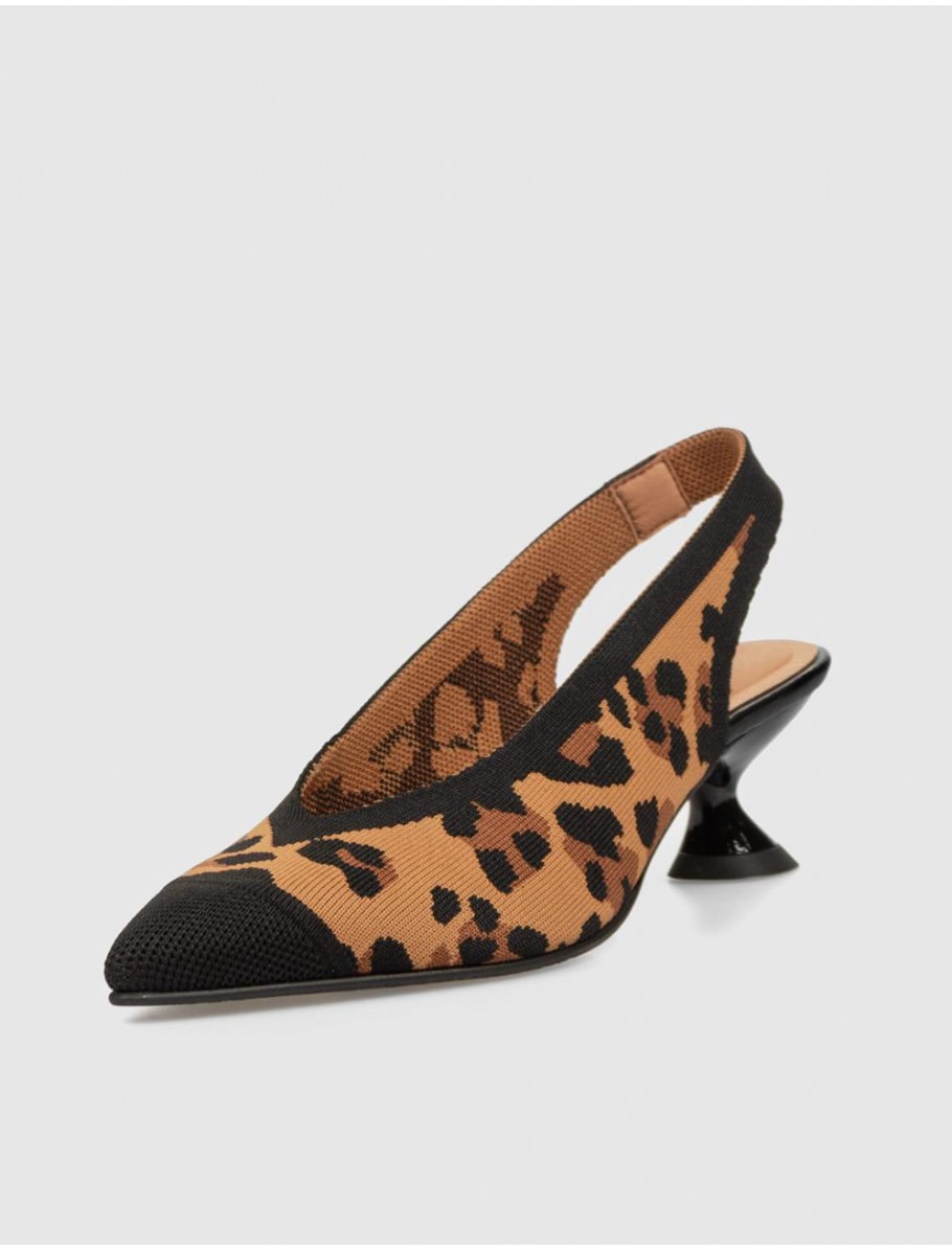 SALoN MISS ELASTIC 76535 56 3E LEOPARDO