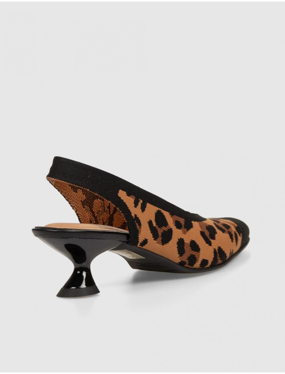 SALoN MISS ELASTIC 76535 56 3E LEOPARDO