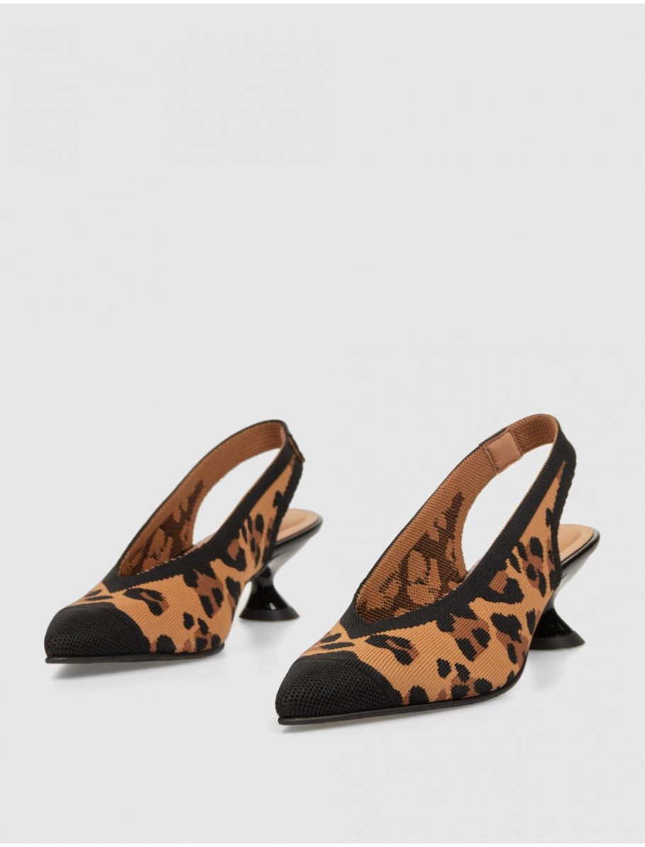 SALoN MISS ELASTIC 76535 56 3E LEOPARDO