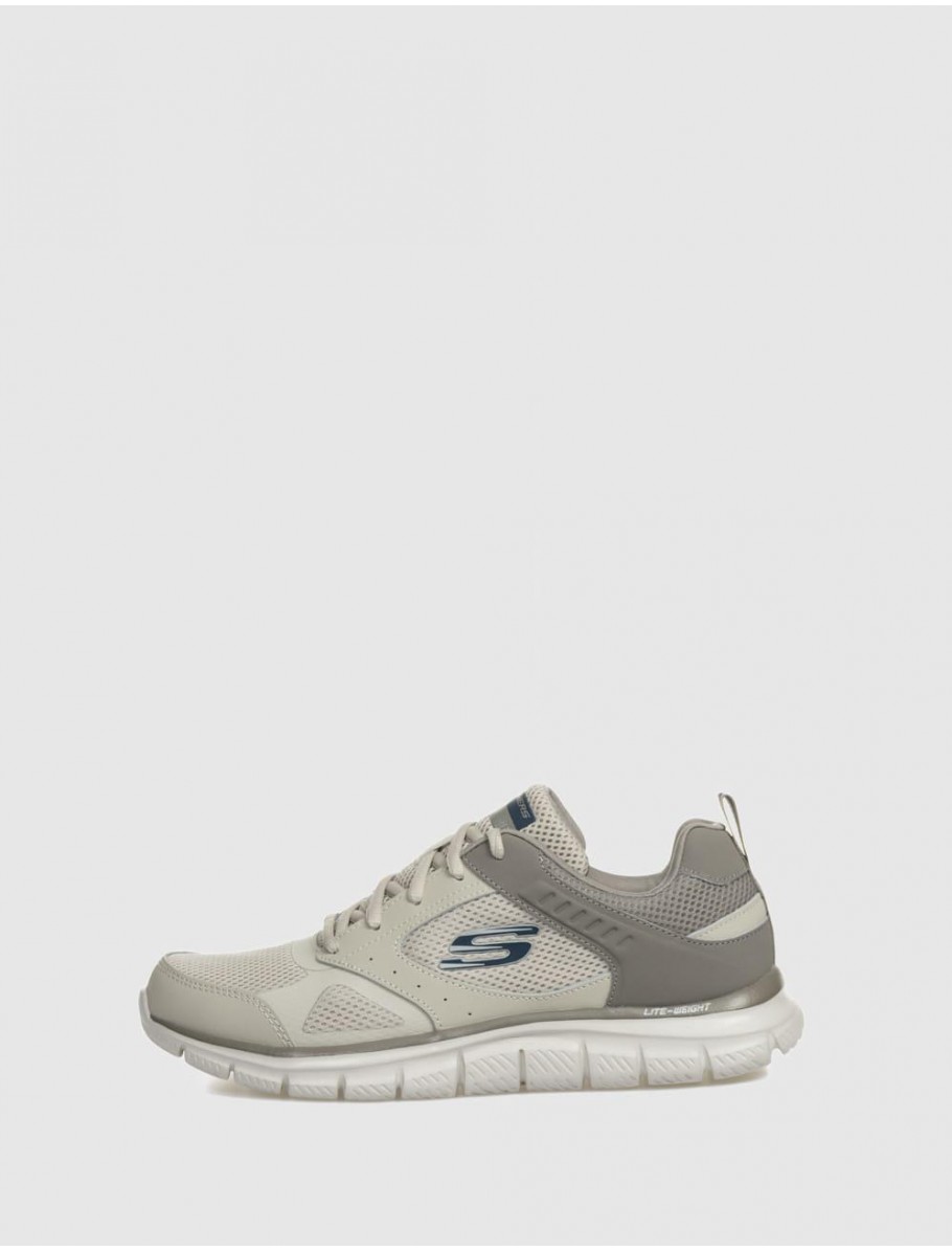 ZAPATILLA SKECHERS TRACK SYNTAC BEIG