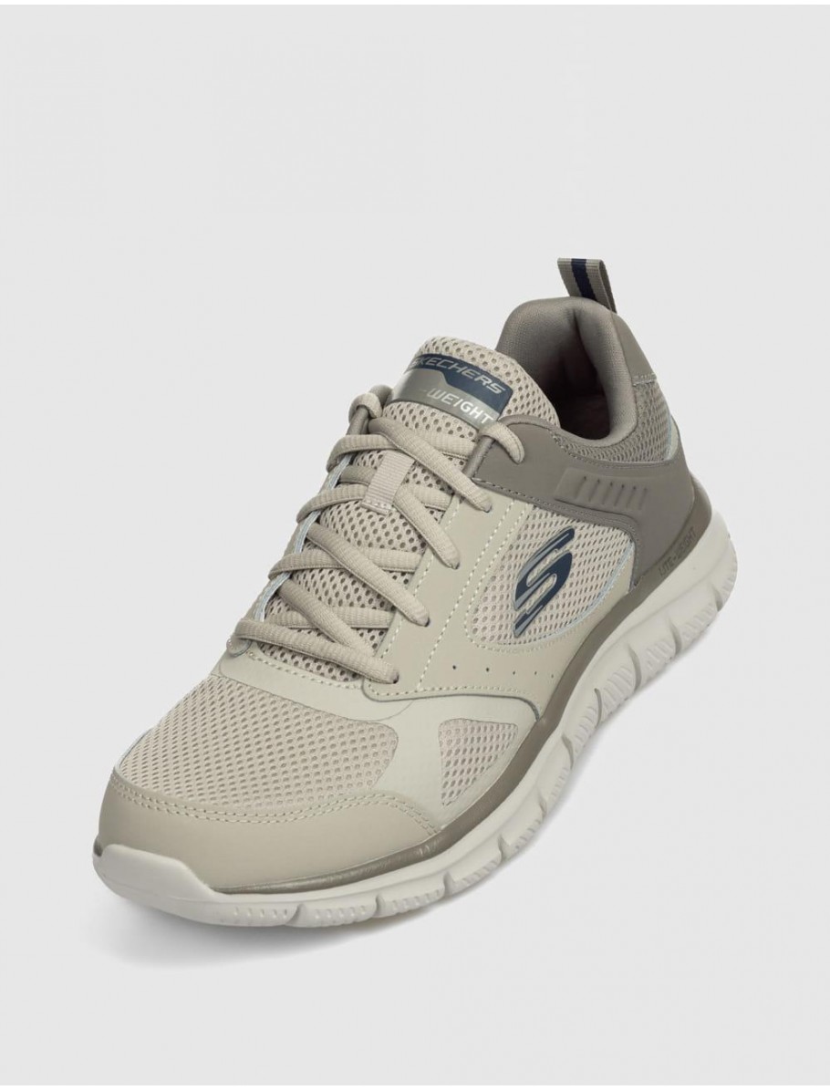ZAPATILLA SKECHERS TRACK SYNTAC BEIG